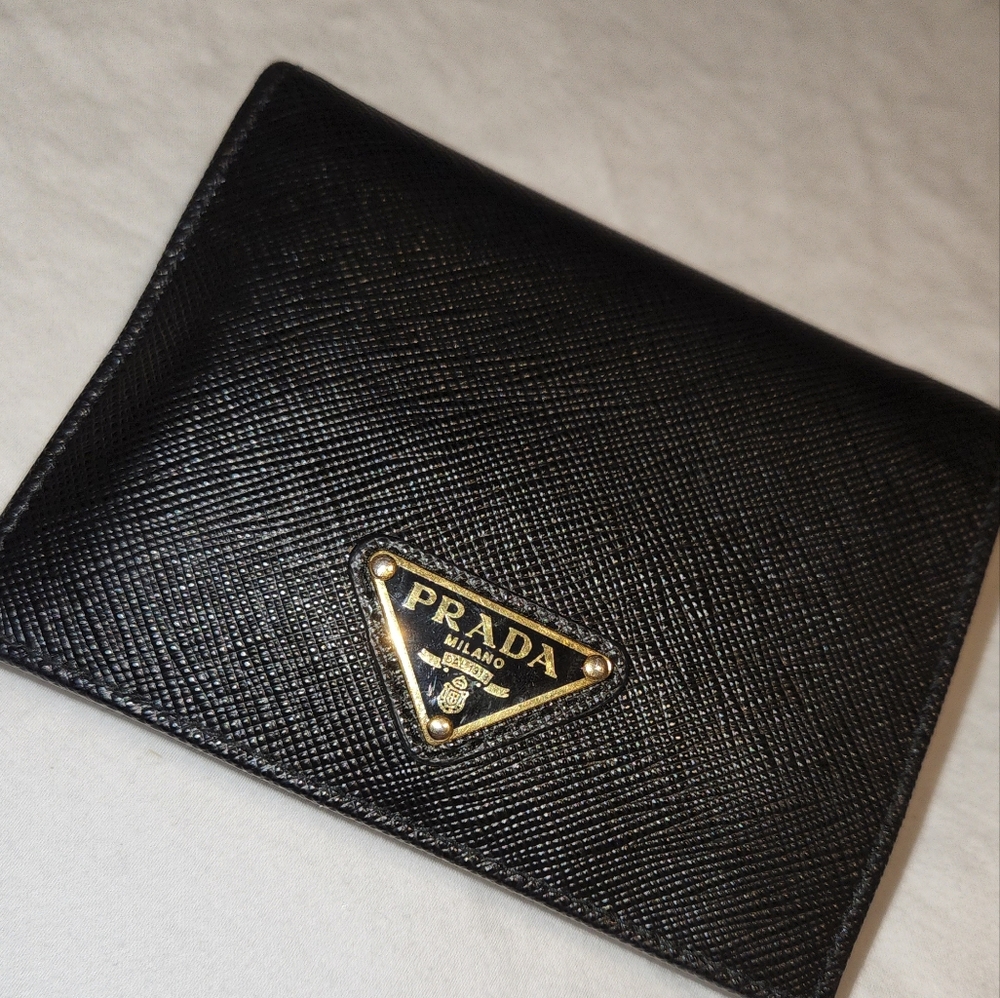 Prada small saffiano leather wallet